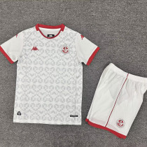 25-26 Tunisia Away Kids Soccer Jersey