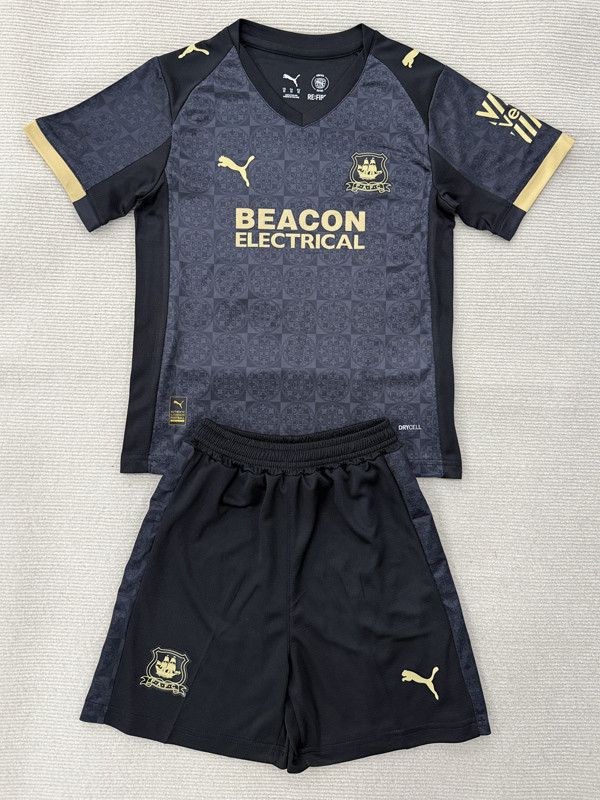 25-26 Plymouth FC Away Kids Soccer Jersey