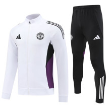 25-26 Man Utd White Jacket Tracksuit
