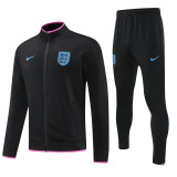 25-26 England Black Jacket Tracksuit