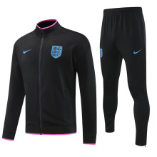 25-26 England Black Jacket Tracksuit