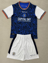 25-26 Luton Town Away Kids Soccer Jersey
