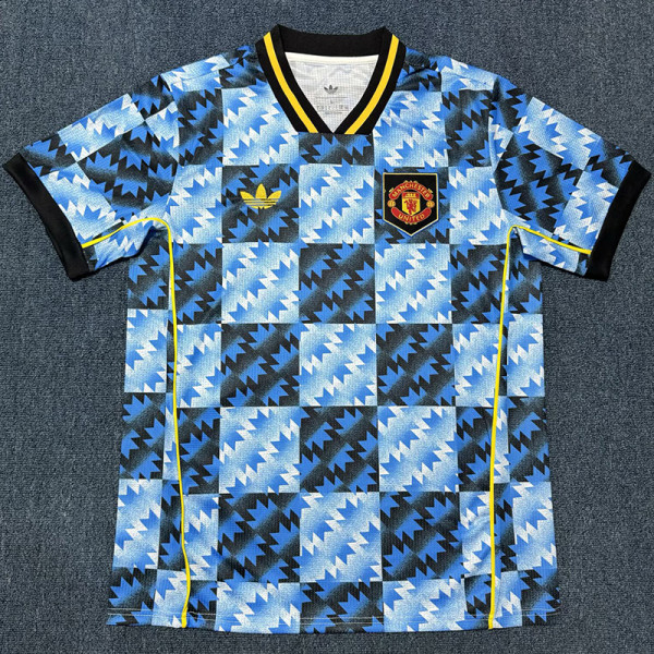 25-26 Man Utd Blue Black Special Edition Fans Training shirts
