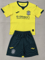 25-26 Hibernian FC Away Kids Soccer Jersey