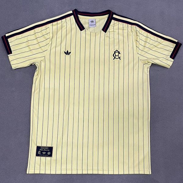 25-26 Club America Yellow Casual Edition Fans Training shirts