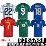 26-27 Argentina Black Goalkeeper Fans Soccer Jersey