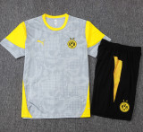 25-26 Dortmund Light gray Training Short Suit #D25212