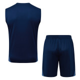 25-26 AL-Nassr Royal blue Tank top and shorts suit #D25213