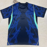 26-27 Brazil  Blue Fans Soccer Jersey
