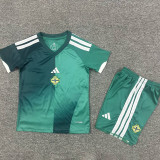 26-27 Northern Ireland Home Kids Soccer Jersey