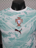 26-27 Portugal White Green Player Version Soccer Jersey