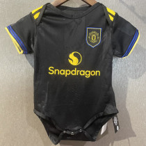 25-26 Man Utd Third Baby Infant Crawl Suit