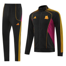 25-26 Roma Black Jacket Tracksuit #07