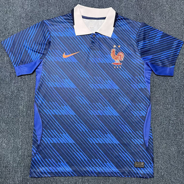 26-27 France Blue Fans Soccer Jersey