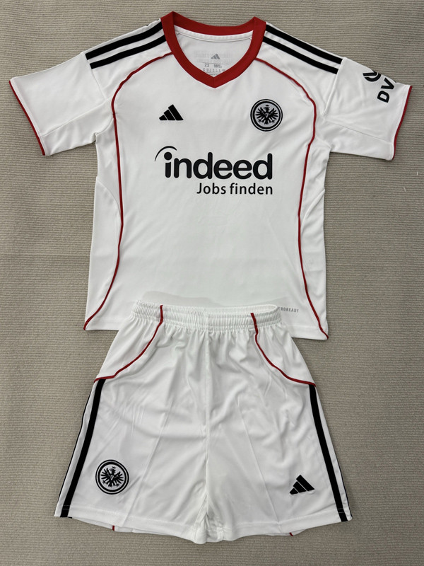 25-26 Frankfurt Away Kids Soccer Jersey