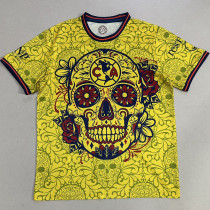 25-26 Club America Yellow Halloween Fans Soccer Jersey