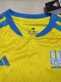 26-27 Ukraine Home Kids Soccer Jersey