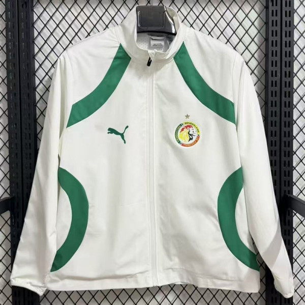 25-26 Senegal White Windbreaker #L1081