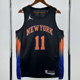 25-26 KNICKS BRUNSON #11 Black Top Quality Hot Pressing NBA Jersey