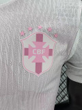 25-26 Brazil Pink White Special Edition Player Version Soccer Jersey