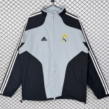 2004-2005 RMA Gray Black Retro Windbreaker