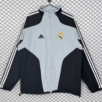 2004-2005 RMA Gray Black Retro Windbreaker