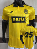 2025 Ad Oasis Joint Edition #25 Player Version Yellow Polo Short Sleeve