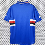 2003-2004 Sampdoria Home Retro Soccer Jersey