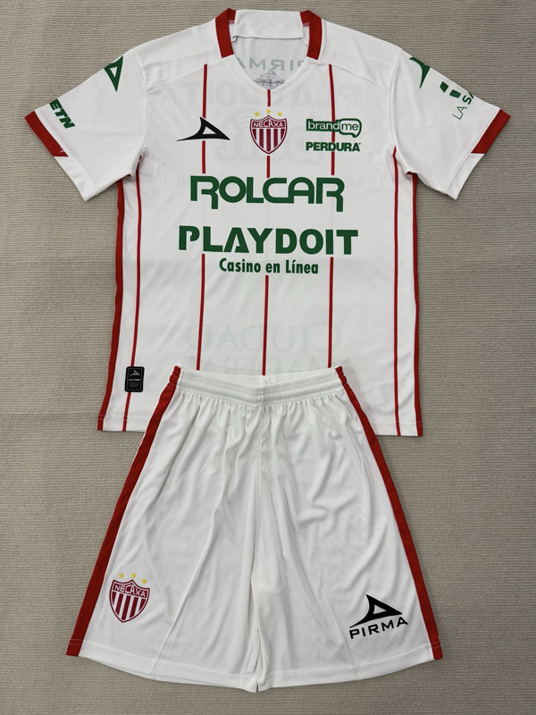 25-26 Necaxa Home Kids Soccer Jersey