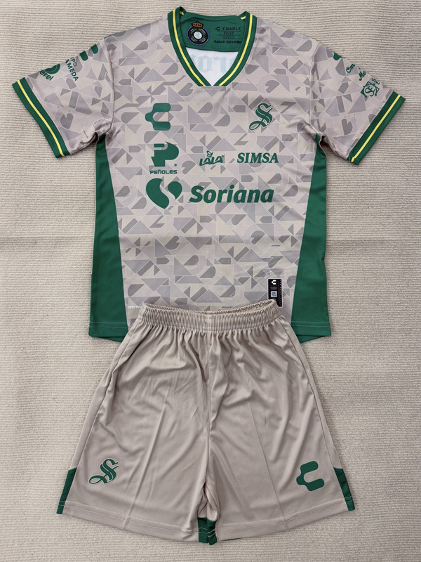 25-26 Santos Laguna Away Kids Soccer Jersey