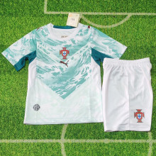 26-27 Portugal Away Kids Soccer Jersey