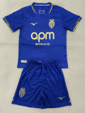 25-26 Monaco Away Kids Soccer Jersey