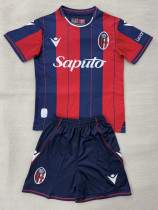 25-26 Bologna Home Kids Soccer Jersey