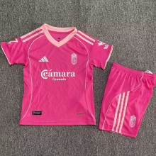 25-26 Granada Pink Kids Soccer Jersey
