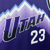 25-26 JAZZ MARKKANEN #23 Purple Top Quality Hot Pressing NBA Jersey