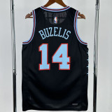 25-26 BULLS BUZELIS #14 Black City Edition Top Quality Hot Pressing NBA Jersey