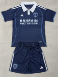 25-26 Paris FC Home Kids Soccer Jersey