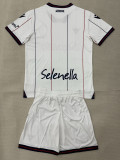25-26 Bologna Away Kids Soccer Jersey