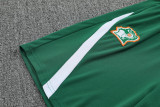 25-26 Ivory Coast Green Tank top and shorts suit