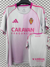 25-26 Zaragoza Pink Fans Soccer Jersey