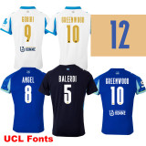 25-26 Marseille Earthy Yellow Kids Soccer Jersey