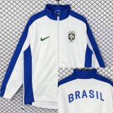 1998 Brazil White Retro Windbreaker