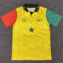26-27 Ghana Yellow Special Edition Fans Soccer Jersey