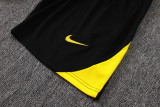 25-26 Ittihad Black Tank top and shorts suit #D25248