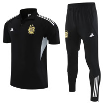 25-26 Argentina Black Polo Tracksuit