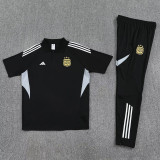 25-26 Argentina Black Polo Tracksuit