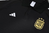 25-26 Argentina Black Polo Tracksuit