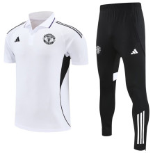 25-26 Man Utd White Polo Tracksuit
