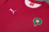 25-26 Morocco Red Training Short Suit