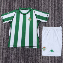 2003-2004 Real Betis Home Kids Retro Soccer Jersey